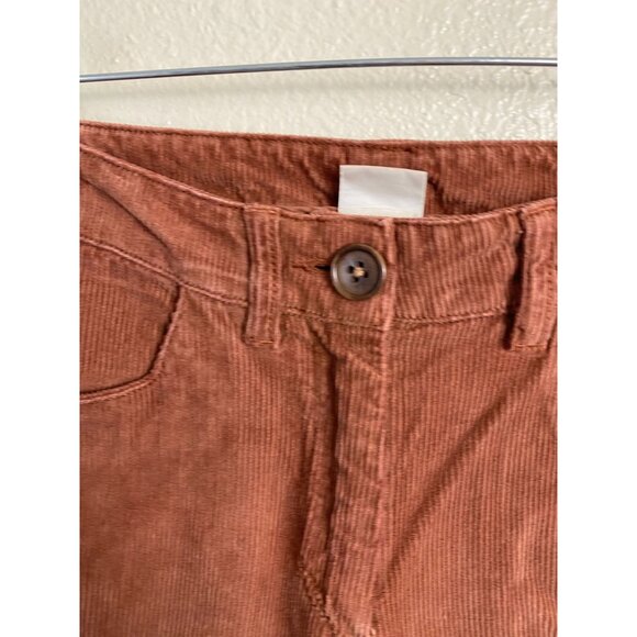 Poetry Womens Corduroy Pants Rust Brown size 4 Slim straight Capsule Neutral - Picture 12 of 16